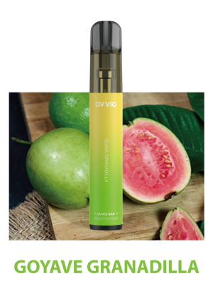 OVVIO BAR Pre-refilled (2ml) 1000 puffs-Guava Granadilla DLUO 09/2025